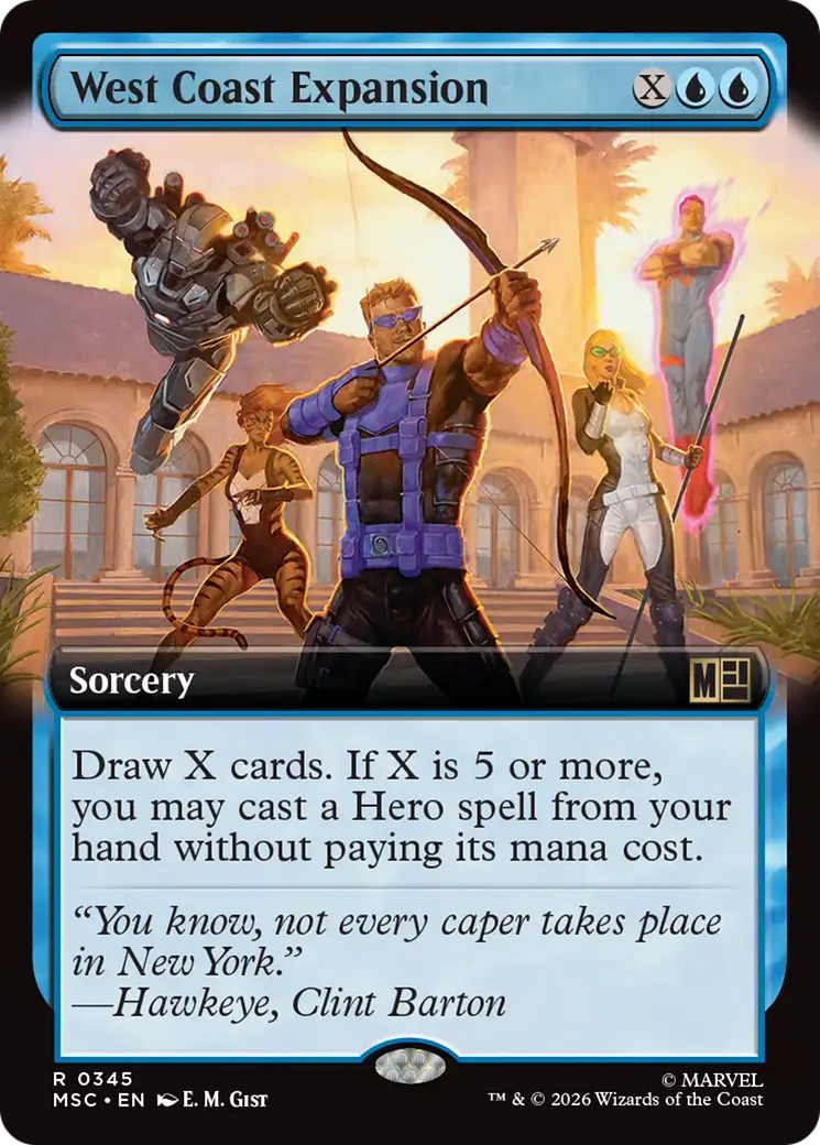 West Coast Expansion (Extended Art) [Marvel Super Heroes Commander] | Clutch Gaming