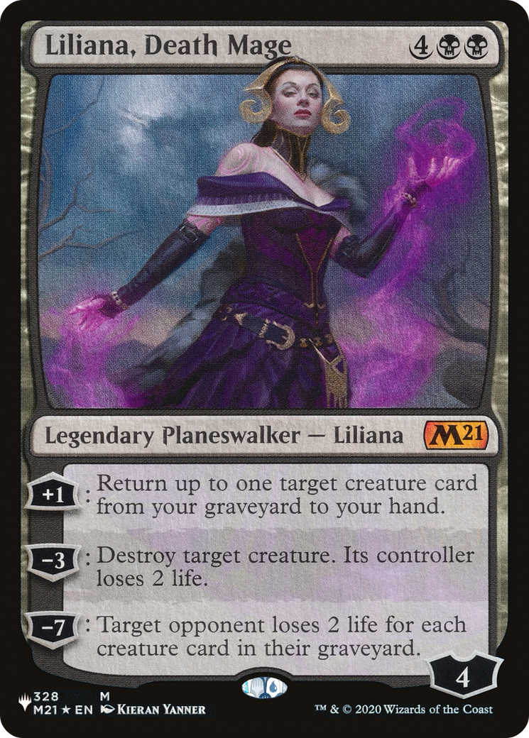 Liliana, Death Mage [The List Reprints] | Clutch Gaming