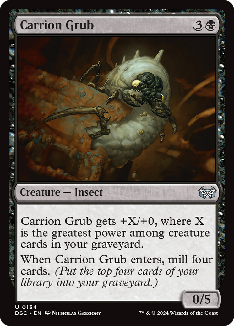 Carrion Grub [Duskmourn: House of Horror Commander] | Clutch Gaming