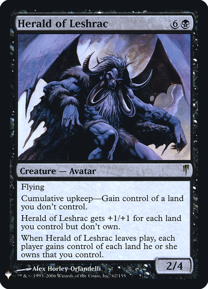Herald of Leshrac [Mystery Booster] | Clutch Gaming