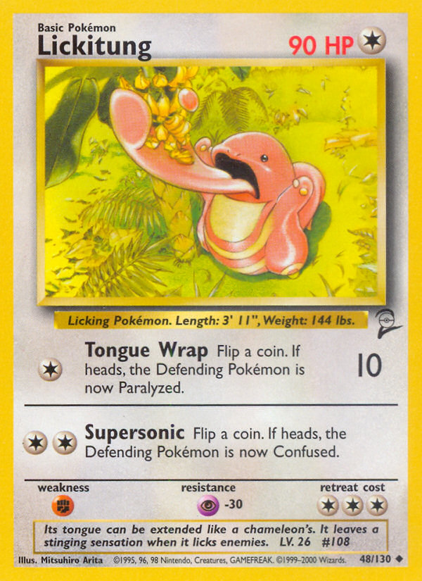 Lickitung (48/130) [Base Set 2] | Clutch Gaming