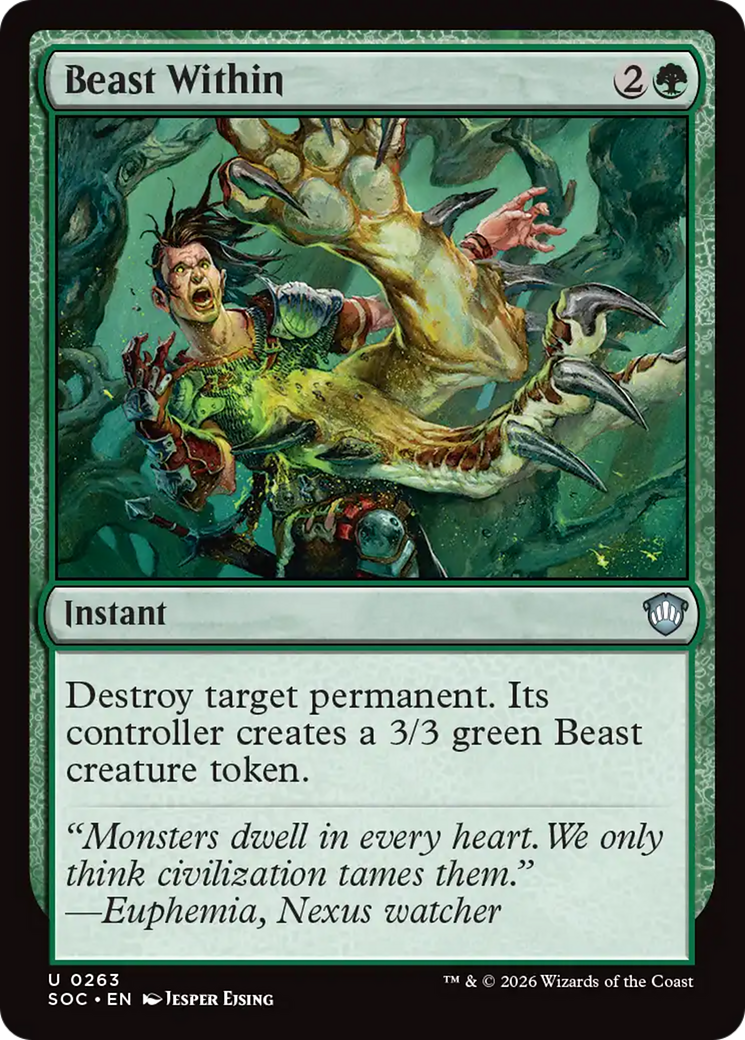 Beast Within [Secrets of Strixhaven Commander] | Clutch Gaming