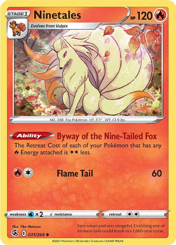 Ninetales (031/264) [Sword & Shield: Fusion Strike] | Clutch Gaming