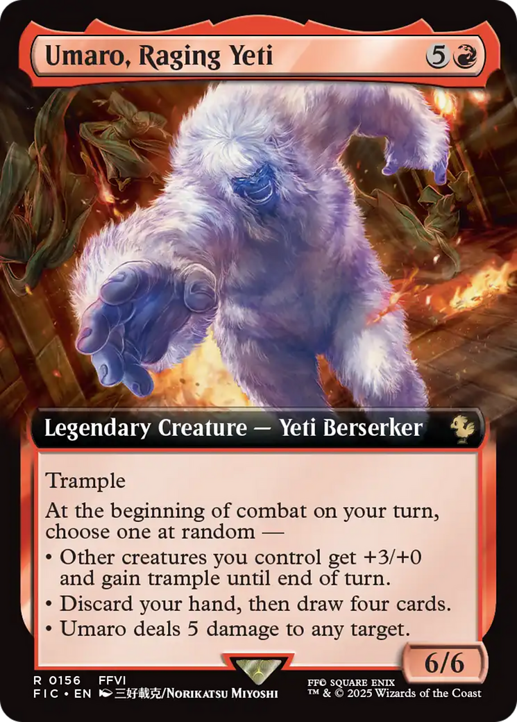 Umaro, Raging Yeti (Extended Art) [FINAL FANTASY Commander] | Clutch Gaming