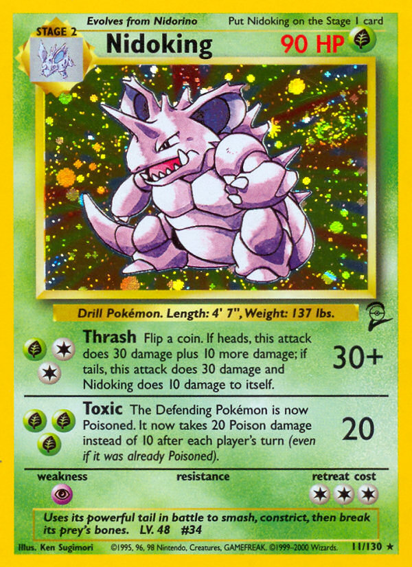 Nidoking (11/130) [Base Set 2] | Clutch Gaming