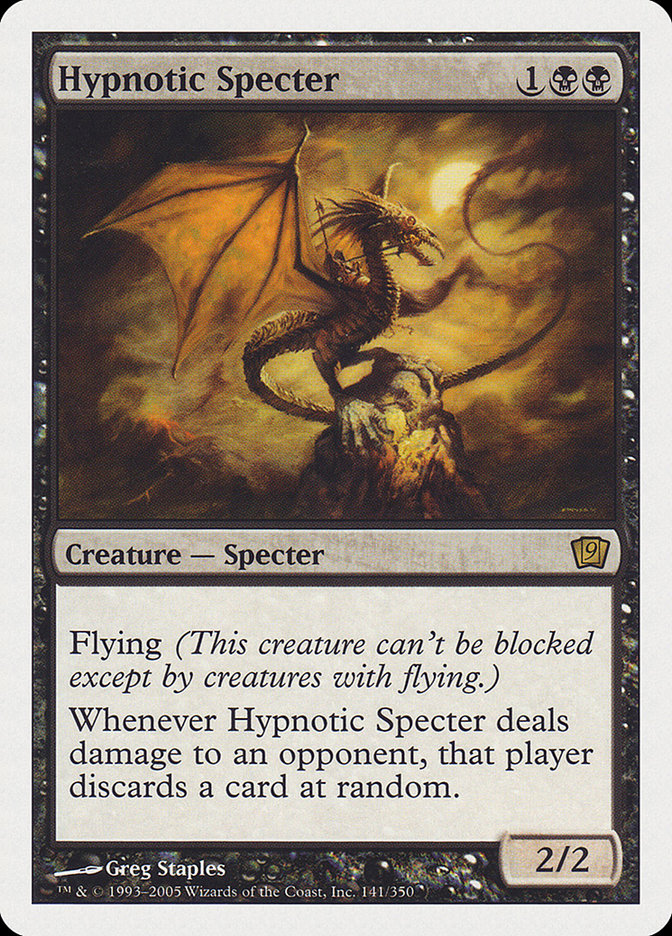 Hypnotic Specter (9th Edition) (Oversized) [Oversize Cards] | Clutch Gaming