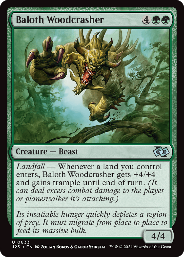 Baloth Woodcrasher [Foundations Jumpstart] | Clutch Gaming