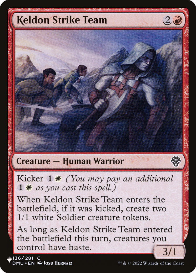 Keldon Strike Team [The List Reprints] | Clutch Gaming