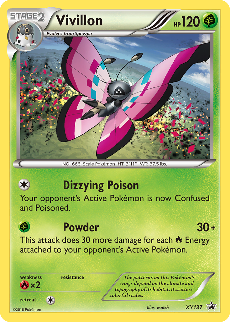 Vivillon (XY137) [XY: Black Star Promos] | Clutch Gaming