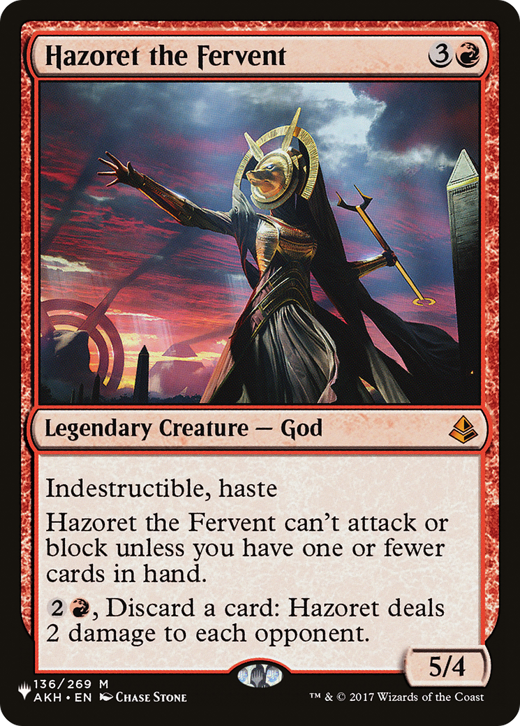 Hazoret the Fervent [The List Reprints] | Clutch Gaming