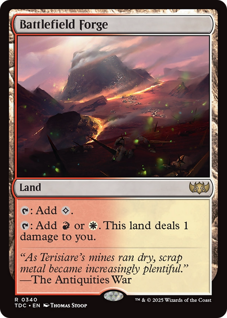 Battlefield Forge [Tarkir: Dragonstorm Commander] | Clutch Gaming