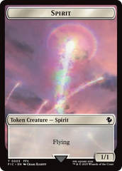 Spirit // Hero (0002) Double-Sided Token [FINAL FANTASY Commander Tokens] | Clutch Gaming
