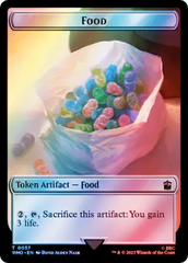 Horse // Food (0057) Double-Sided Token (Surge Foil) [Doctor Who Tokens] | Clutch Gaming