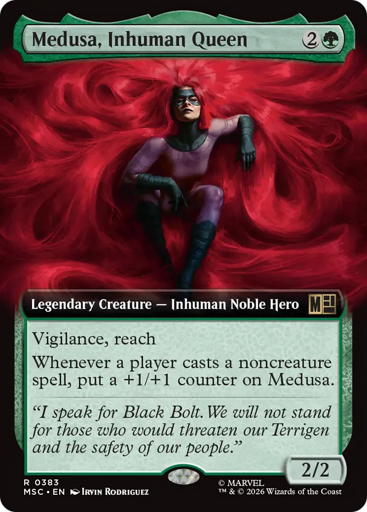Medusa, Inhuman Queen (Extended Art) [Marvel Super Heroes Commander] | Clutch Gaming