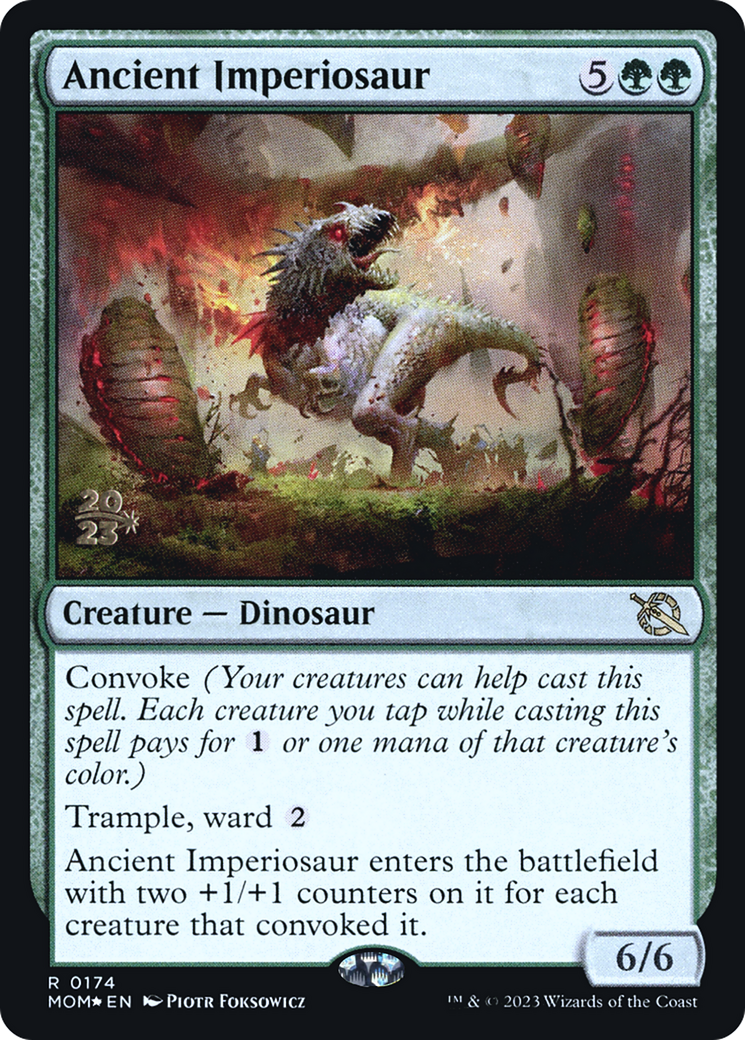 Ancient Imperiosaur [March of the Machine Prerelease Promos] | Clutch Gaming