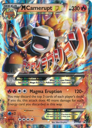 M Camerupt EX (XY198) (Jumbo Card) [XY: Black Star Promos] | Clutch Gaming