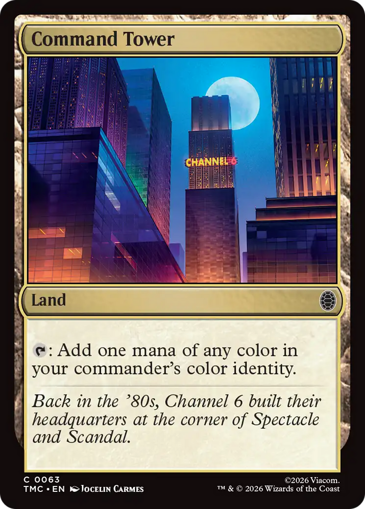 Command Tower [Teenage Mutant Ninja Turtles Commander] | Clutch Gaming
