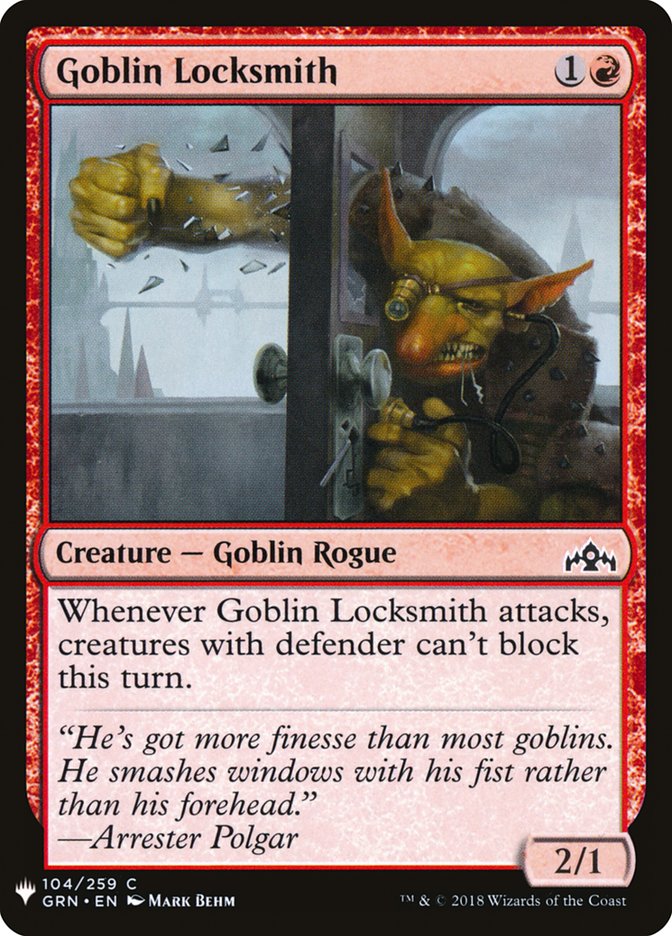 Goblin Locksmith [Mystery Booster] | Clutch Gaming