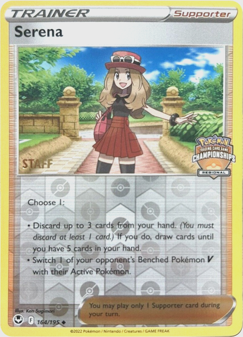 Serena (164/195) (Staff Regional Championships) [League & Championship Cards] | Clutch Gaming