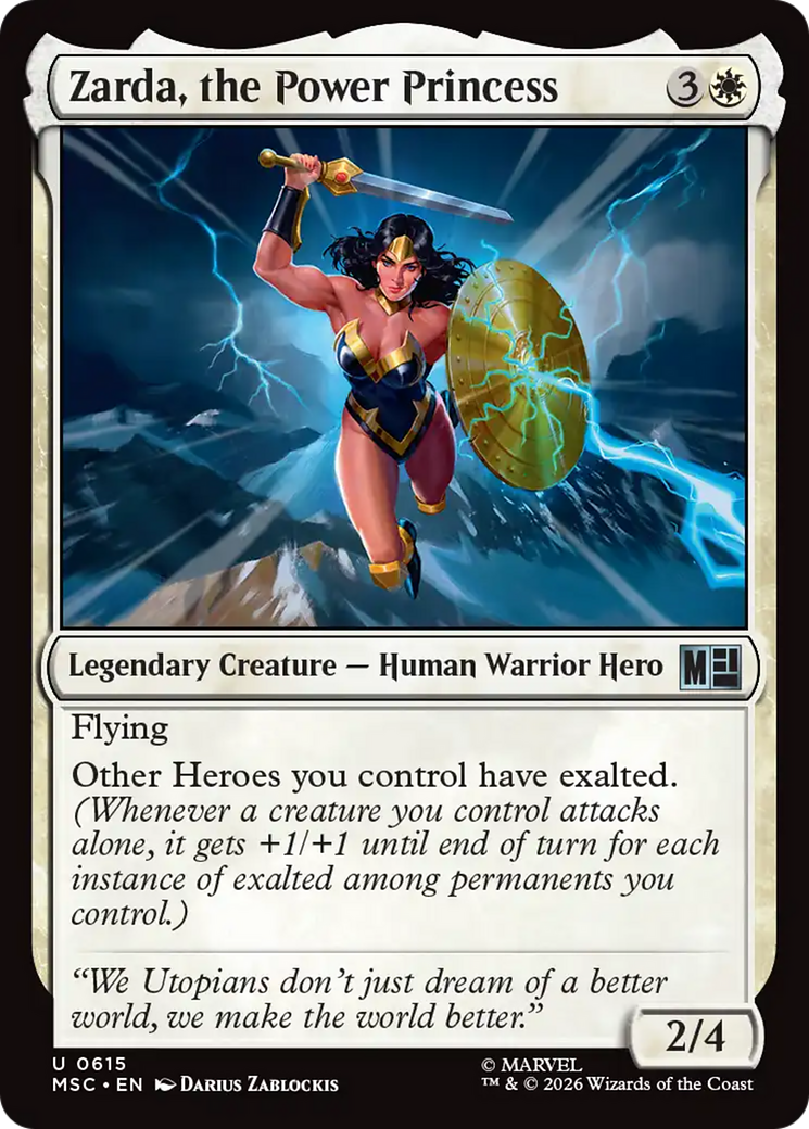Zarda, the Power Princess [Marvel Super Heroes Commander] | Clutch Gaming