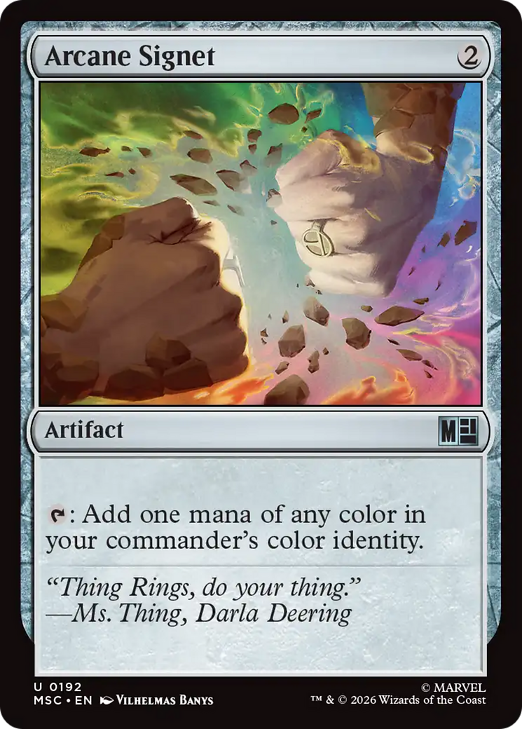 Arcane Signet (0192) [Marvel Super Heroes Commander] | Clutch Gaming