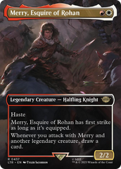 Merry, Esquire of Rohan (Borderless Alternate Art) [The Lord of the Rings: Tales of Middle-Earth] | Clutch Gaming