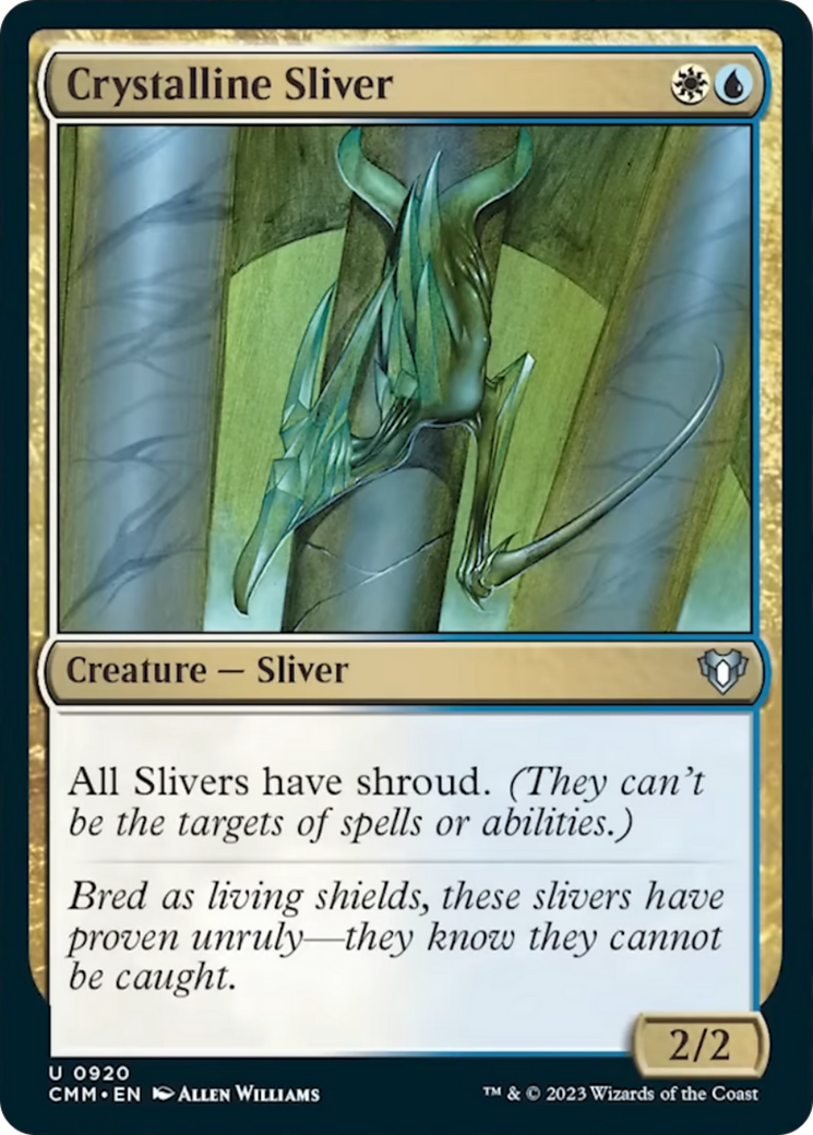 Crystalline Sliver [Commander Masters] | Clutch Gaming