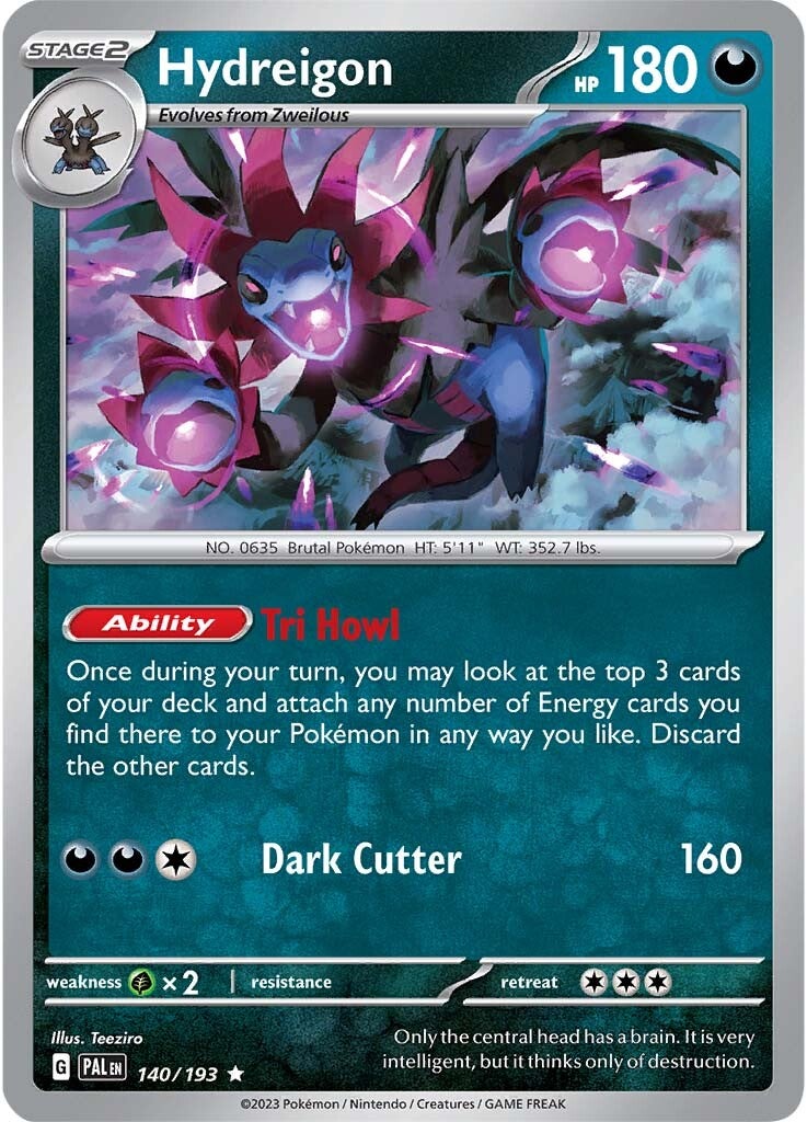 Hydreigon (140/193) [Scarlet & Violet: Paldea Evolved] | Clutch Gaming