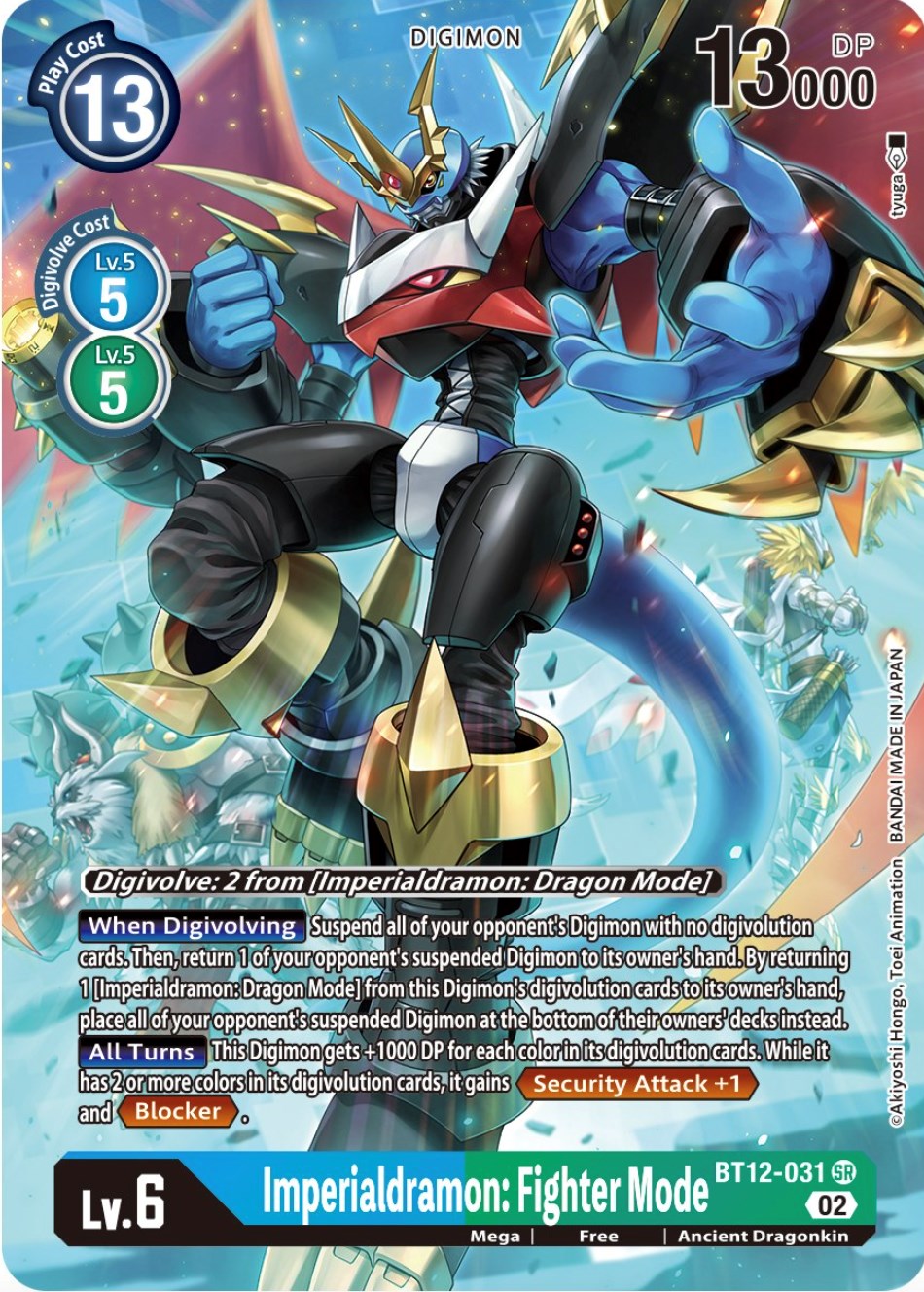 Imperialdramon: Fighter Mode [BT12-031] (Alternate Art) [Across Time] | Clutch Gaming