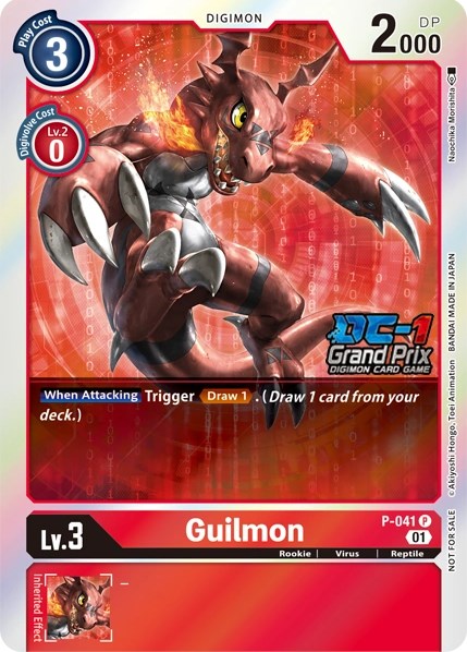 Guilmon [P-041] (Grand Prix 2022) [Promotional Cards] | Clutch Gaming