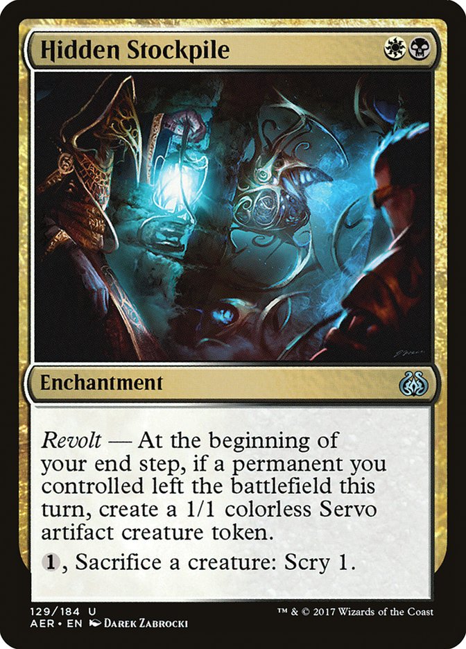 Hidden Stockpile [Aether Revolt] | Clutch Gaming