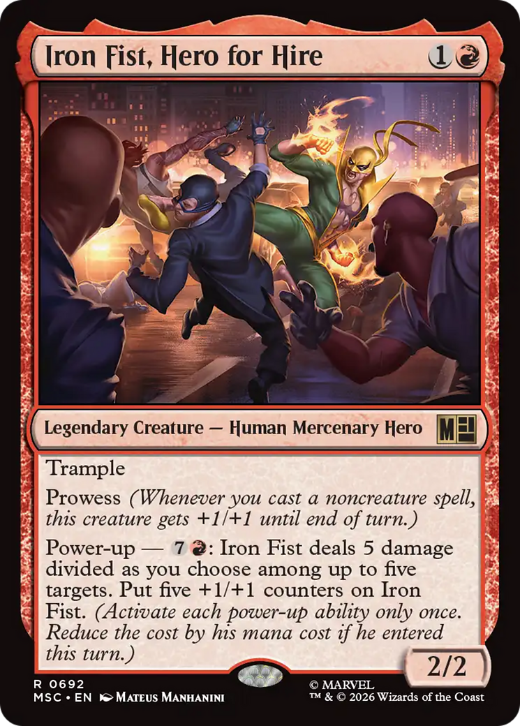 Iron Fist, Hero for Hire [Marvel Super Heroes Commander] | Clutch Gaming