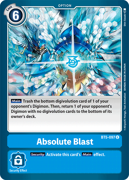 Absolute Blast [BT5-097] [Battle of Omni] | Clutch Gaming