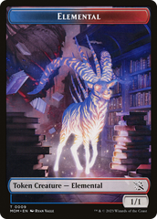 Elemental (09) // Dinosaur Double-Sided Token [March of the Machine Tokens] | Clutch Gaming