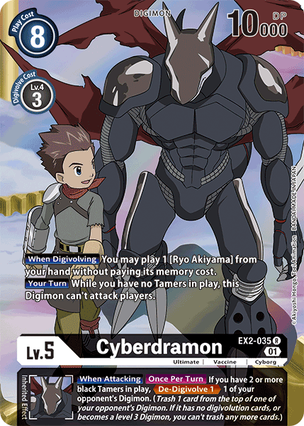 Cyberdramon [EX2-035] (Alternate Art) [Digital Hazard] | Clutch Gaming