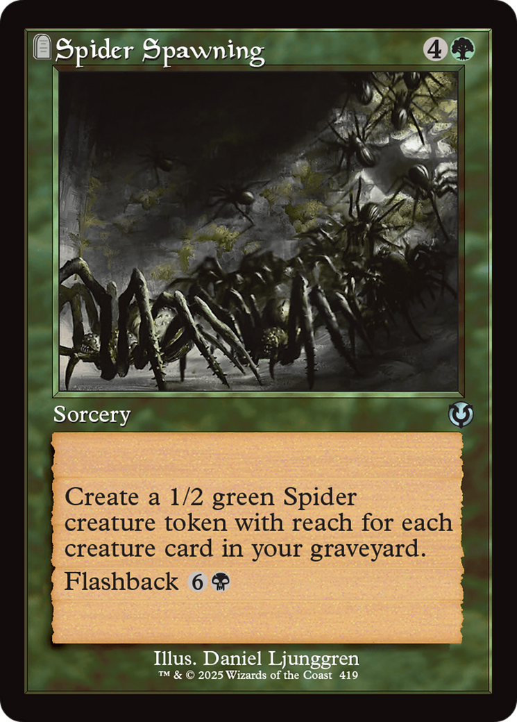 Spider Spawning (Retro Frame) [Innistrad Remastered] | Clutch Gaming