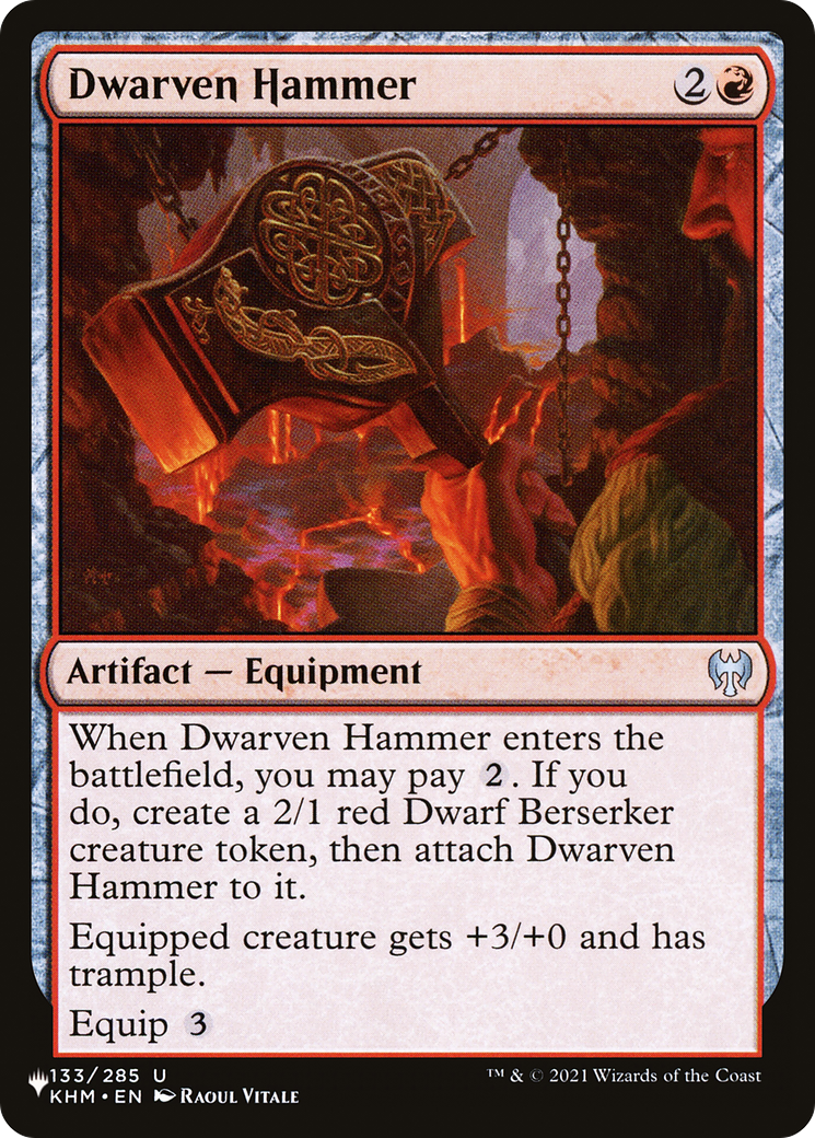 Dwarven Hammer [The List Reprints] | Clutch Gaming