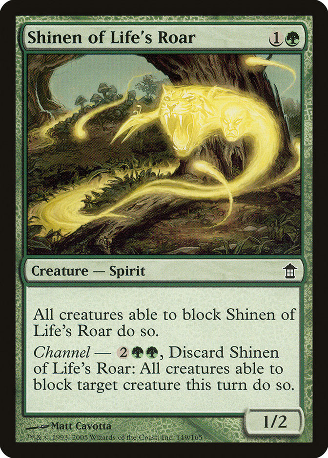 Shinen of Life's Roar [Saviors of Kamigawa] | Clutch Gaming