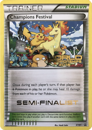 Champions Festival (XY91) (2015 Semi-Finalist) [XY: Black Star Promos] | Clutch Gaming