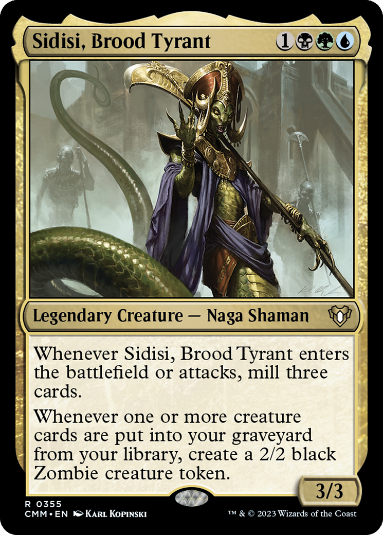 Sidisi, Brood Tyrant [Commander Masters] | Clutch Gaming