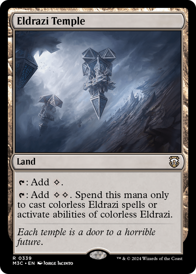 Eldrazi Temple (Ripple Foil) [Modern Horizons 3 Commander] | Clutch Gaming