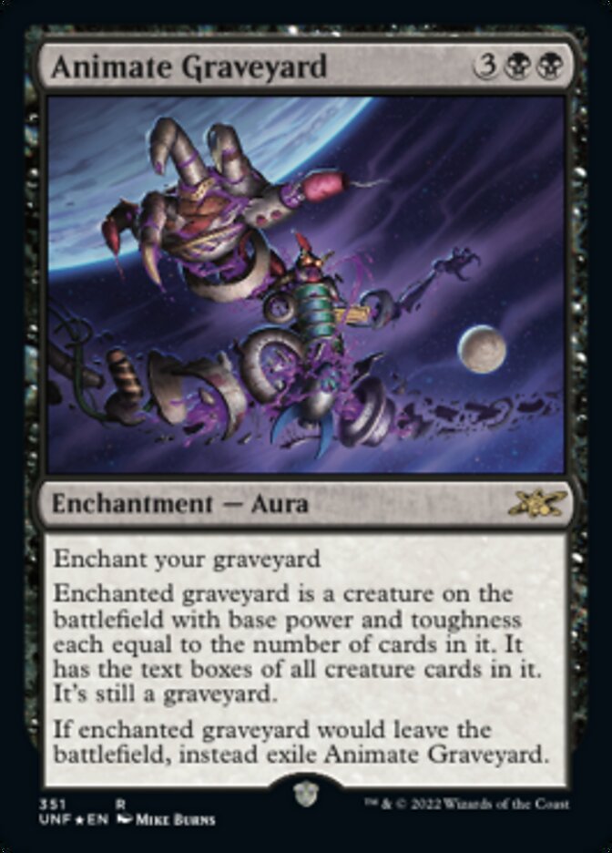 Animate Graveyard (Galaxy Foil) [Unfinity] | Clutch Gaming