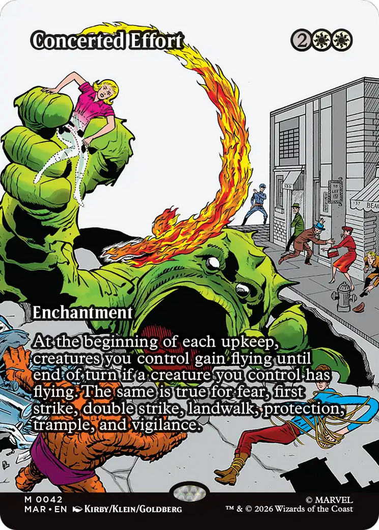 Concerted Effort (Borderless) [Marvel Universe: Eternal-Legal] | Clutch Gaming