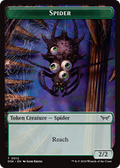 Toy // Spider Double-Sided Token [Duskmourn: House of Horror Tokens] | Clutch Gaming