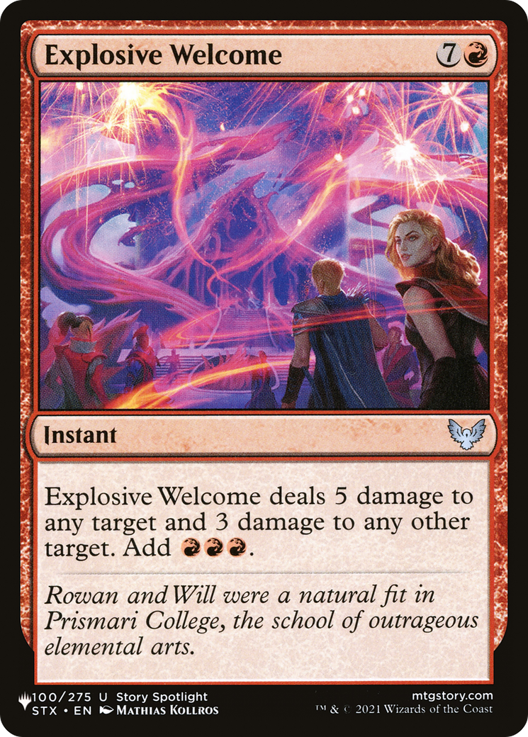 Explosive Welcome [The List Reprints] | Clutch Gaming