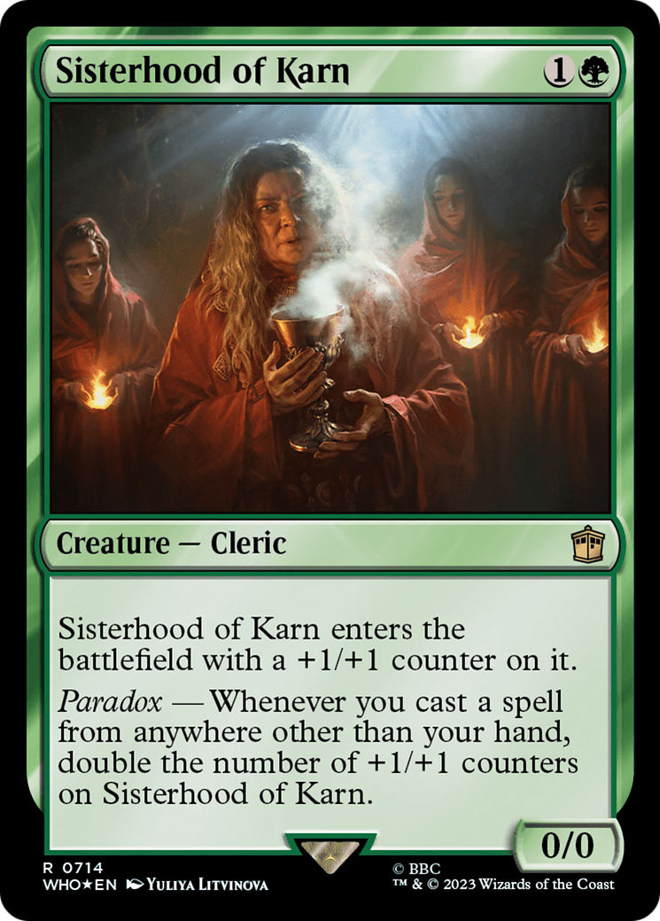 Sisterhood of Karn (Surge Foil) [Doctor Who] | Clutch Gaming