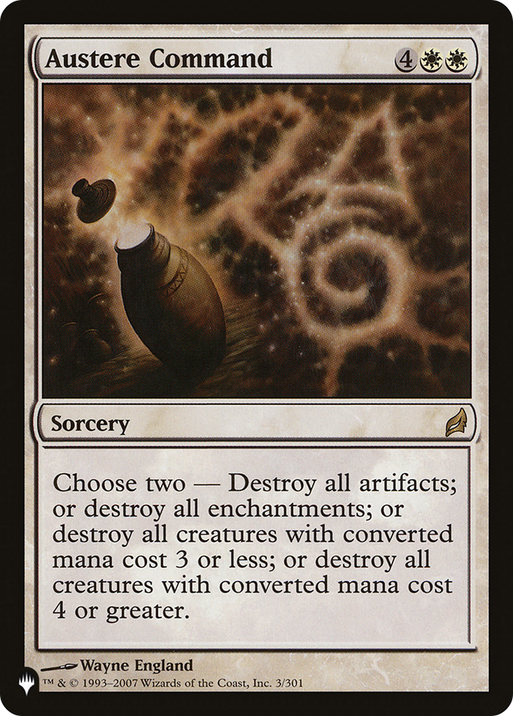 Austere Command (Surge Foil) [Marvel Super Heroes Commander] | Clutch Gaming