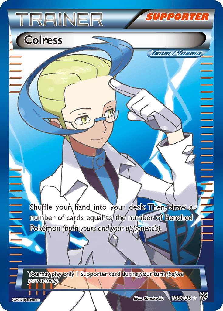 Colress (135/135) [Black & White: Plasma Storm] | Clutch Gaming