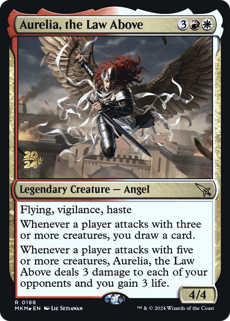 Aurelia, the Law Above [Murders at Karlov Manor Prerelease Promos] | Clutch Gaming