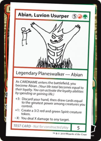 Abian, Luvion Usurper (2021 Edition) [Mystery Booster Playtest Cards] | Clutch Gaming